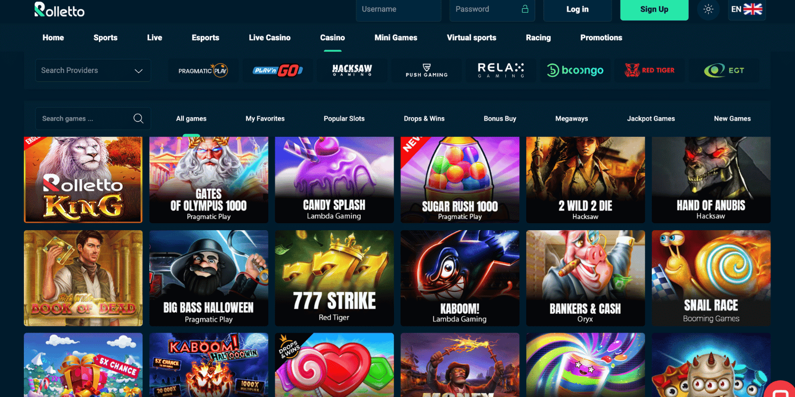 rolletto casino